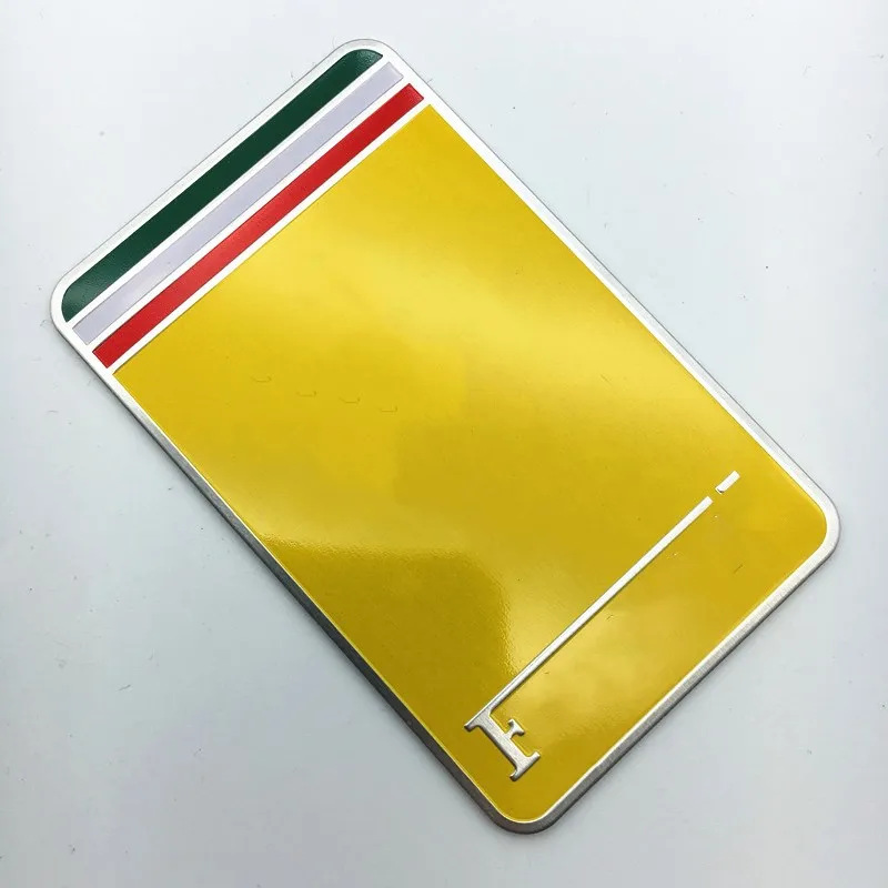 

2 шт., автомобильные Алюминиевые наклейки на крыло Ferr i 458 F430 599 FF ENZO SJ