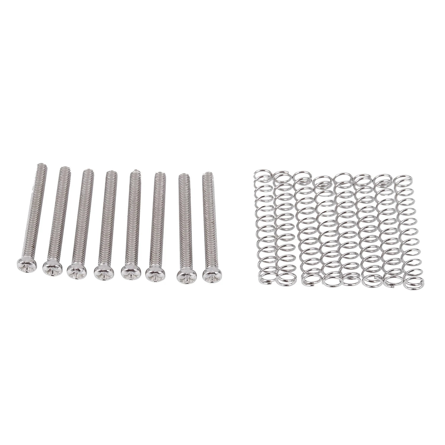 

8 Pcs M3x30MM Electric Guitar Humbucker Pickup Adjust Height Screw and Springs