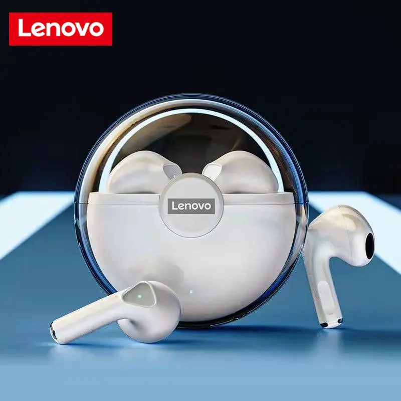 

Lenovo Lp80 Tws Bluetooth 5.0 Headset Mini Wireless Headphones For Sport With Microphone Waterproof Earbud Noise Reduction