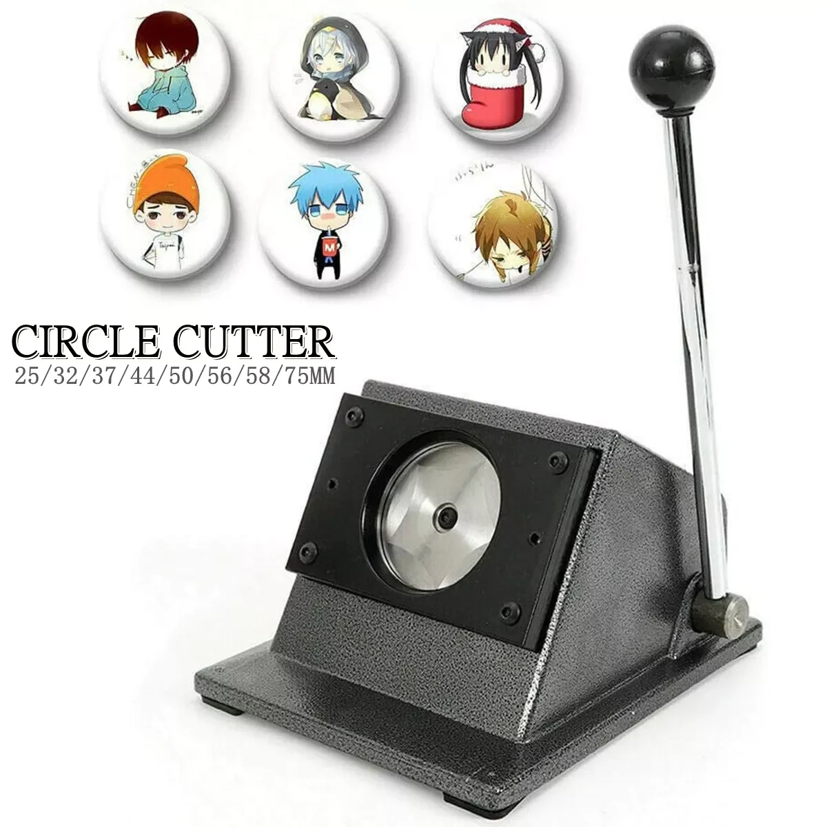 

Button Badge Making Circle Cutter DIY Paper Cutting Button Maker Badge Hole Punch Press Circle Shape Cutter Machine Cutter Tools