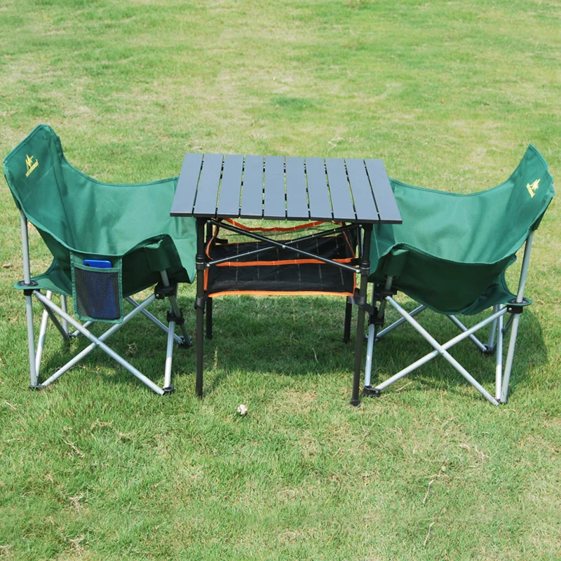 Outdoor folding chair portable camping beach self-driving tour table and travel equipment chairs |