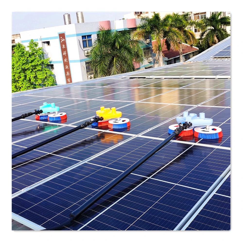 

Multifit Solar Brush Smart Cleaning Machine Motor Head For Home Solar Energy System Tool Automatic Solar Panel Cleaning Brush