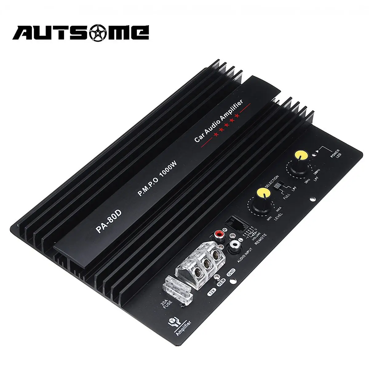 PA-80D 12V 1000W Car Audio High Power Amplifier Amp Board Powerful Subwoofer Bass |
