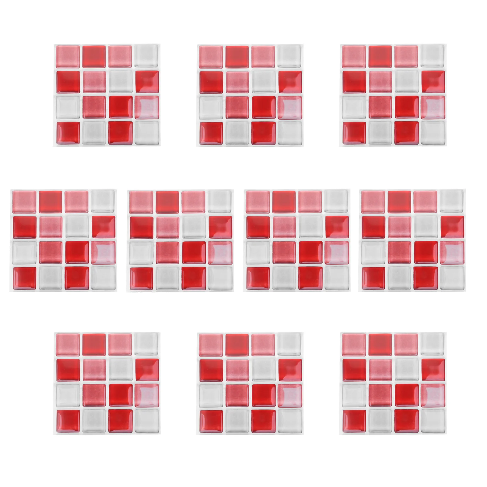 

Tile Mosaic Sticker Kitchen Wall Tiles Stickers Backsplash Self Adhesive Wallpaper Bathroom Stick Decals Decorative Peel 3D