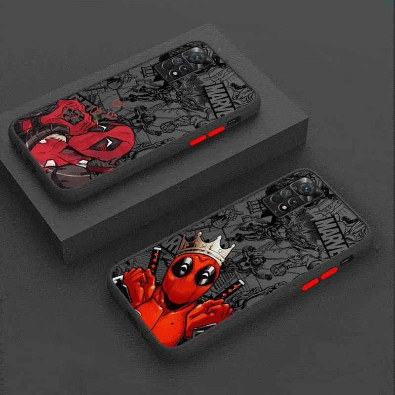 Милый чехол для телефона Marvel Дэдпул Xiaomi Redmi 13C1 2 5G 10C 12C 9 10 9A 9T 9C A1 A2 Plus K40 Pro