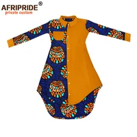african dresses for women afripride tailor made full sleeve single breasted mid calf length women casual dress a1825094