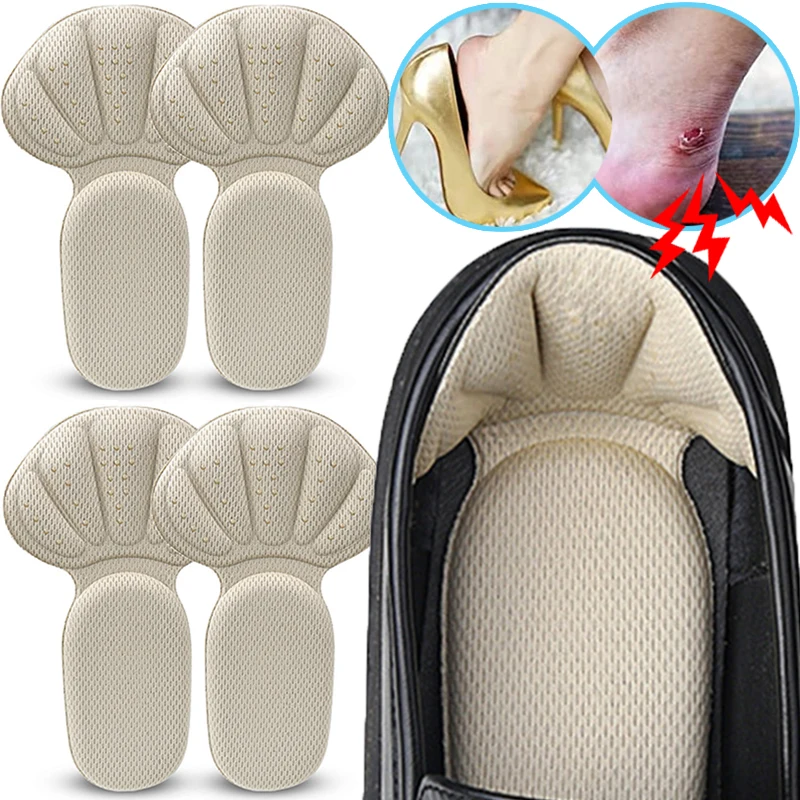 

T-Shape Heel Stickers Women Antiwear Feet Inserts Pain Relief Protector Half Insoles Sport Back Sticker Inserts Shoe Pad Cushion