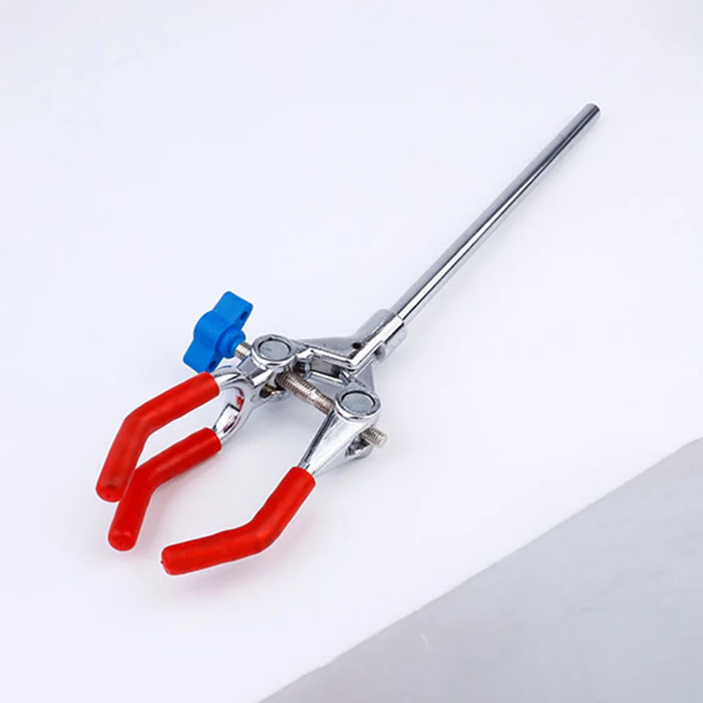 

Stainless Steel Flask Clamp Three-Claw Clip 3-finger Laboratory Multipurpose Burette Test Tube