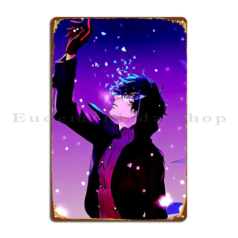 Металлические знаки Persona 5 на заказ настенная пещера Настенная картина для паба