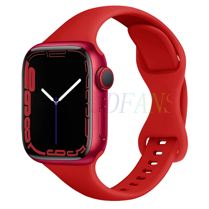 

Ремешок с чехлом для apple watch series 7 6 5 4 3 2 SE, силиконовый, разные цвета, 38 мм, 40 мм, 42 мм, 44 мм