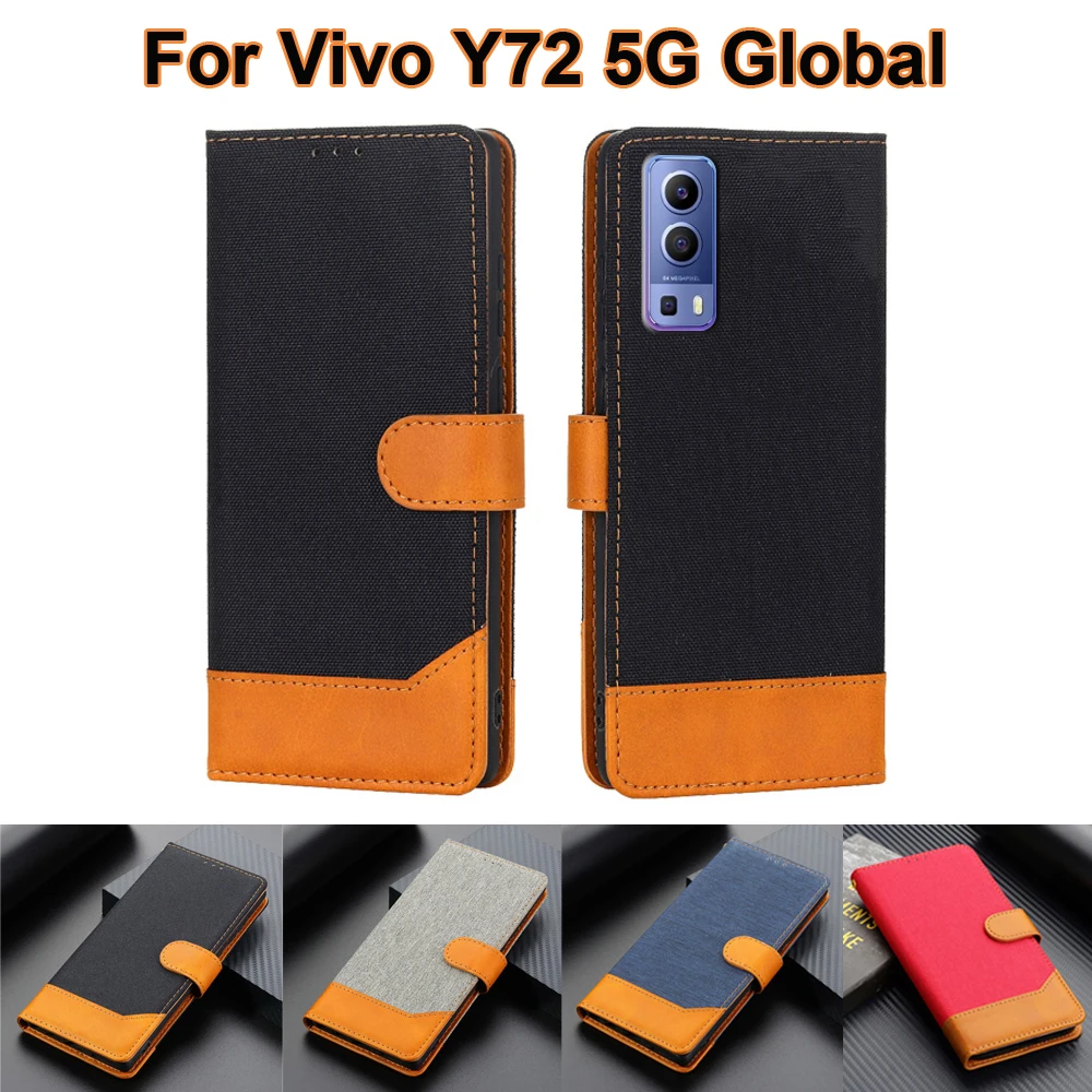 Женский чехол-бумажник для Vivo Y72, чехол для телефона Vivo Y52s, Y31s, версия V2057A, V2054A, V2068A