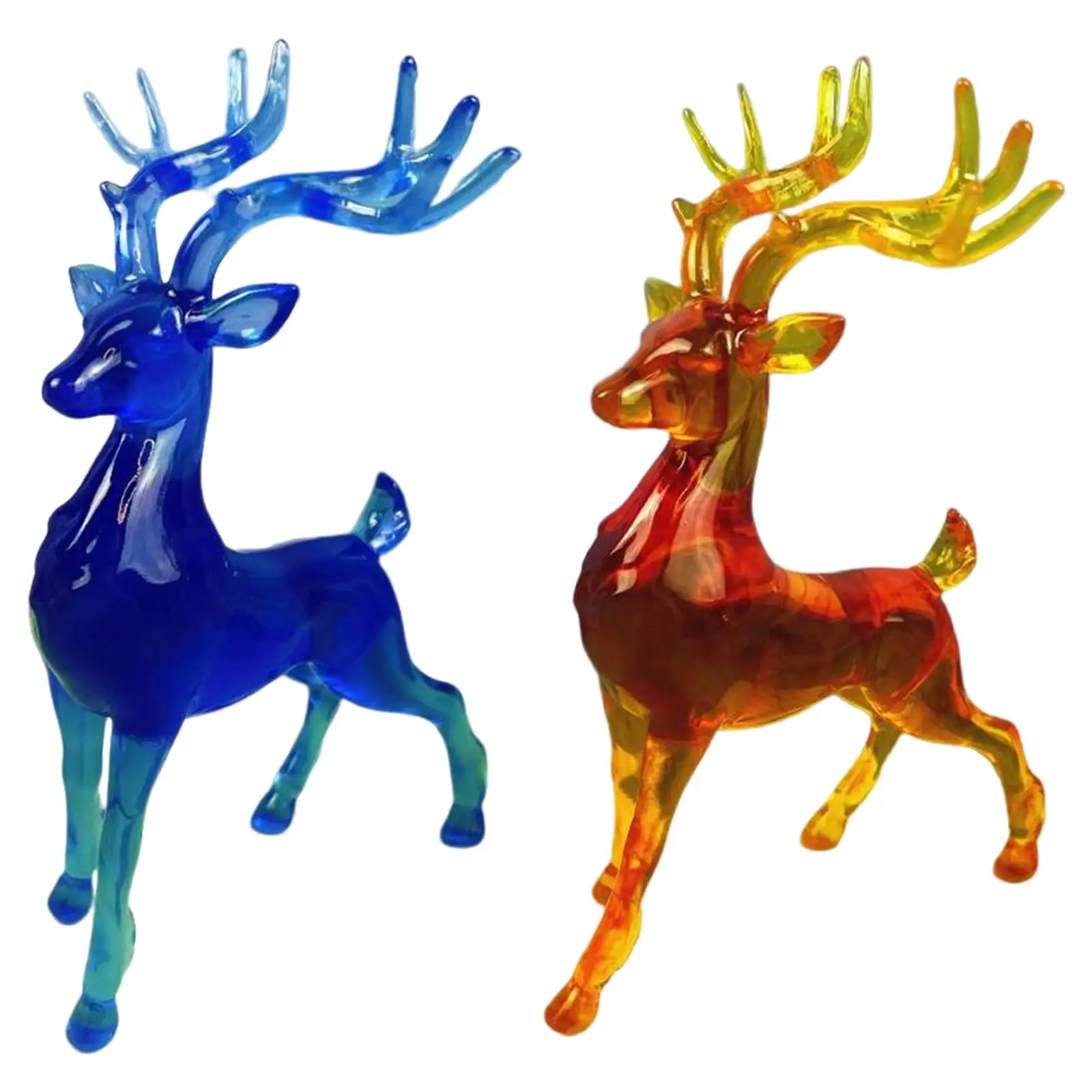 

Статуя оленя, скандинавский креативный ремесленный стоячий современный орнамент, скульптура для фотошкафа, рабочего стола, гостиной, спаль...