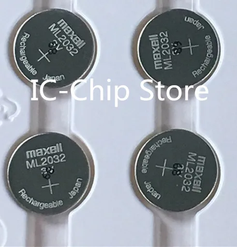 

10PCS~100PCS/LOT ML2032 3V Rechargeable button battery New original