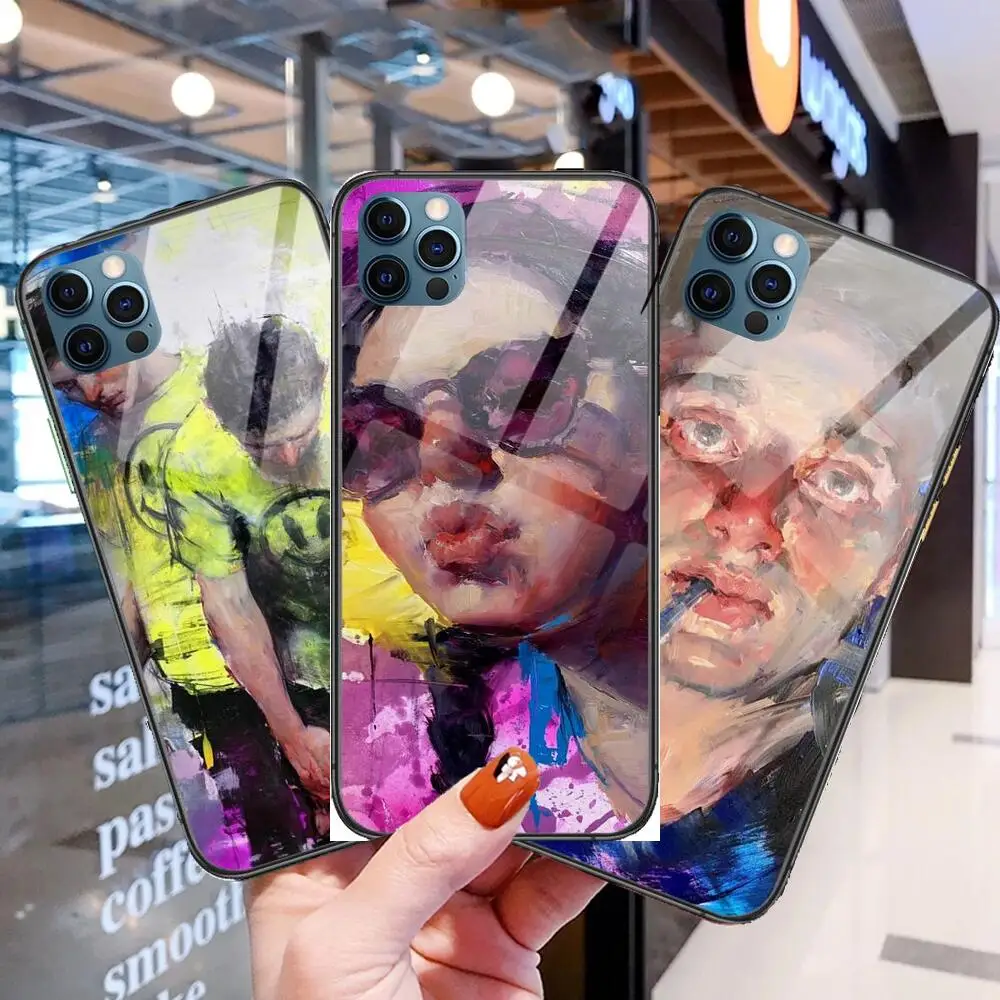 

Glass Case For iphone 13 12 11 Pro Max 12Pro XS Max XR X 7 8 Plus SE 2020 mini Case Tempered Back Cover