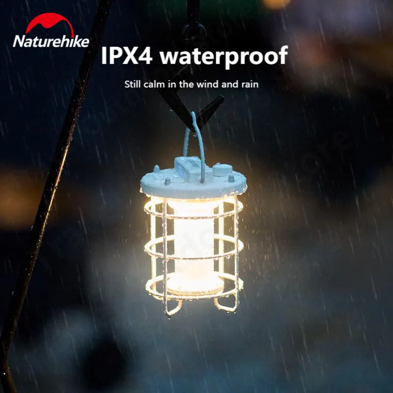 Naturehike уличный портативный светильник для кемпинга IPX4 водонепроницаемый