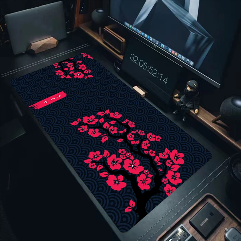 Коврик для мыши Sakura для ПК, игровые коврики, Резиновые Нескользящие коврики с рисунком вишни, коврики для клавиатуры, Настольный коврик, коврик для компьютерной мыши