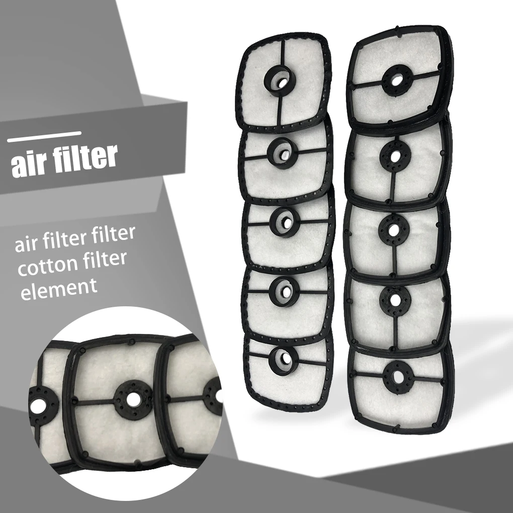 

Набор из 10 наполнителей для воздушного фильтра, садовый электроинструмент, триммер, воздуходувка, фильтры для двигателя, система фильтраци...