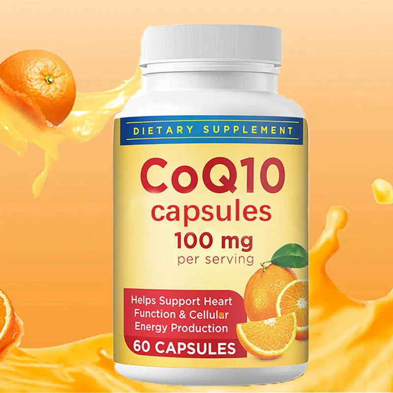 60 capsules Coenzyme Q10 capsules help support heart function and cellular energy production