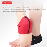2pcs warm heel protector protective sleeve heel spur pads for relief plantar fasciitis heel pain reduce pressure on heel shoepad