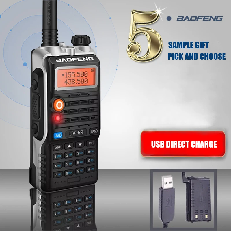 10w walkie talkie long range uv 5r walkie talkies two way radio powerful portable radio communicator for hunting self driving free global shipping