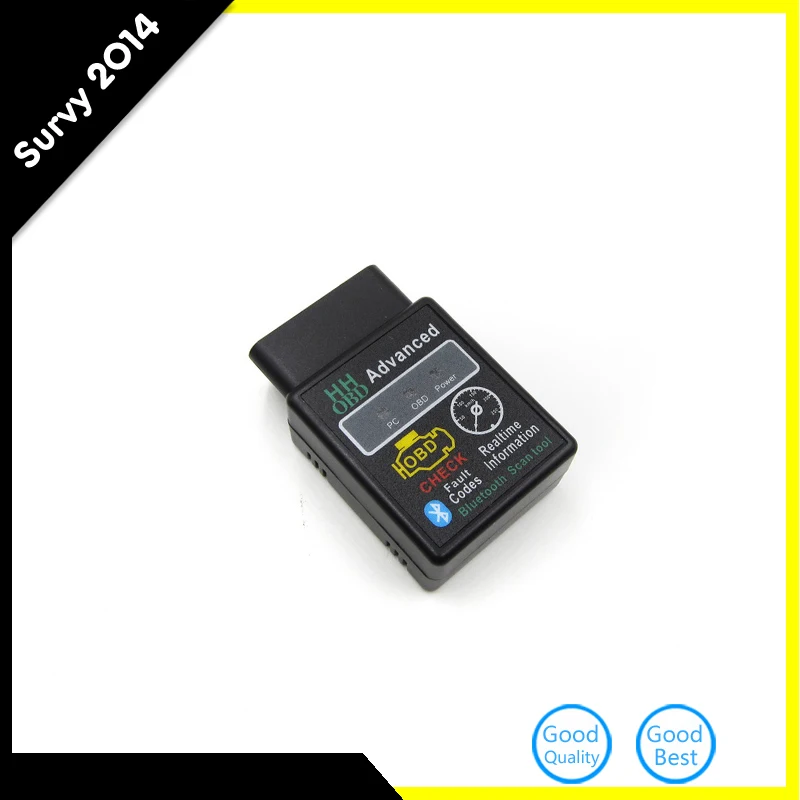 ELM327 V2.1 mini Bluetooth HH OBD Расширенный OBDII OBD2 ELM 327 Автомобильный диагностический сканер считыватель кодов Сканер инструмент diy Электроника