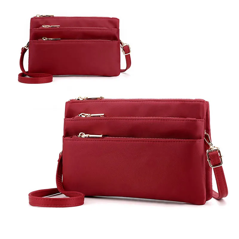 Fashion Trend Bag for Women Designer Shoulder Bags Casual Multi-layer Crossbody Bag Zipper Travel Phone Female Messenger Pouch