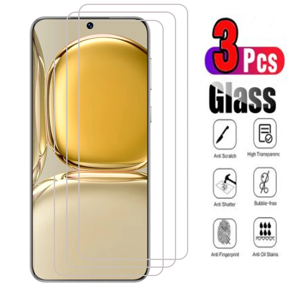 

Закаленное стекло 3 шт. для Huawei P50 P40 P30 P20 P10 P9 P8 Pro Lite Plus, Защита экрана для P Smart 2021 2020 2019 Pro Z S, стекло