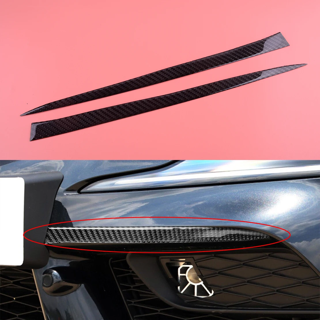 

2 шт., полоски для переднего бампера, левого и правого автомобиля