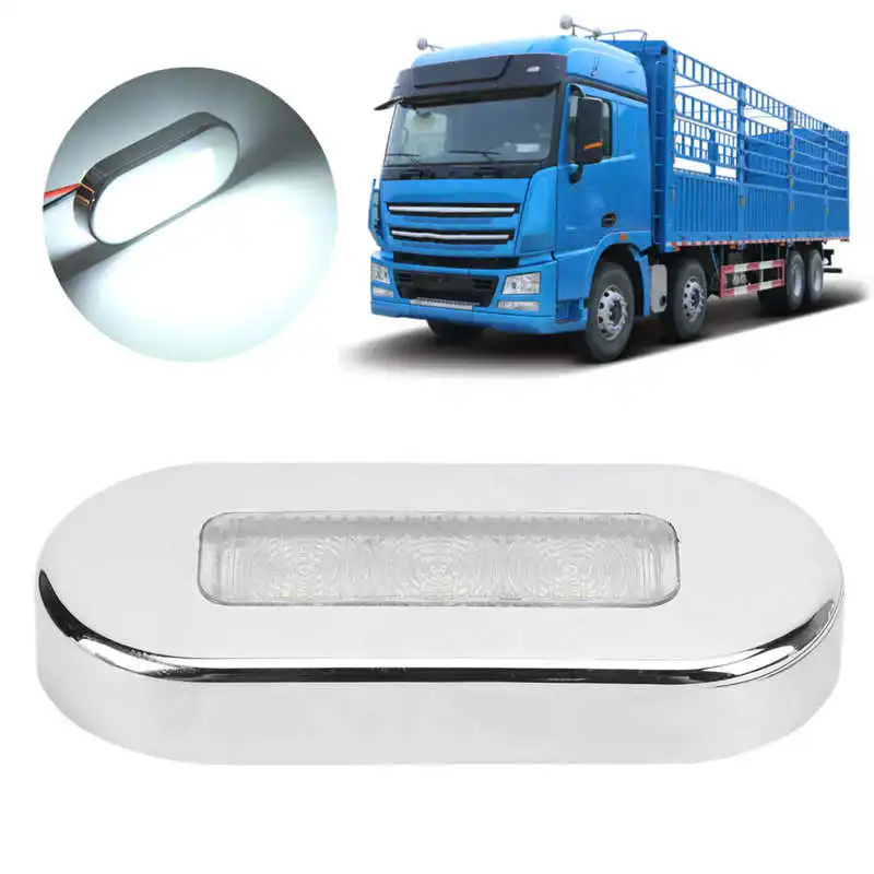

12V 3LED Truck Signal Light Side Marker Lamp Bright White Light Waterproof Universal For Truck Trailer Boat Car