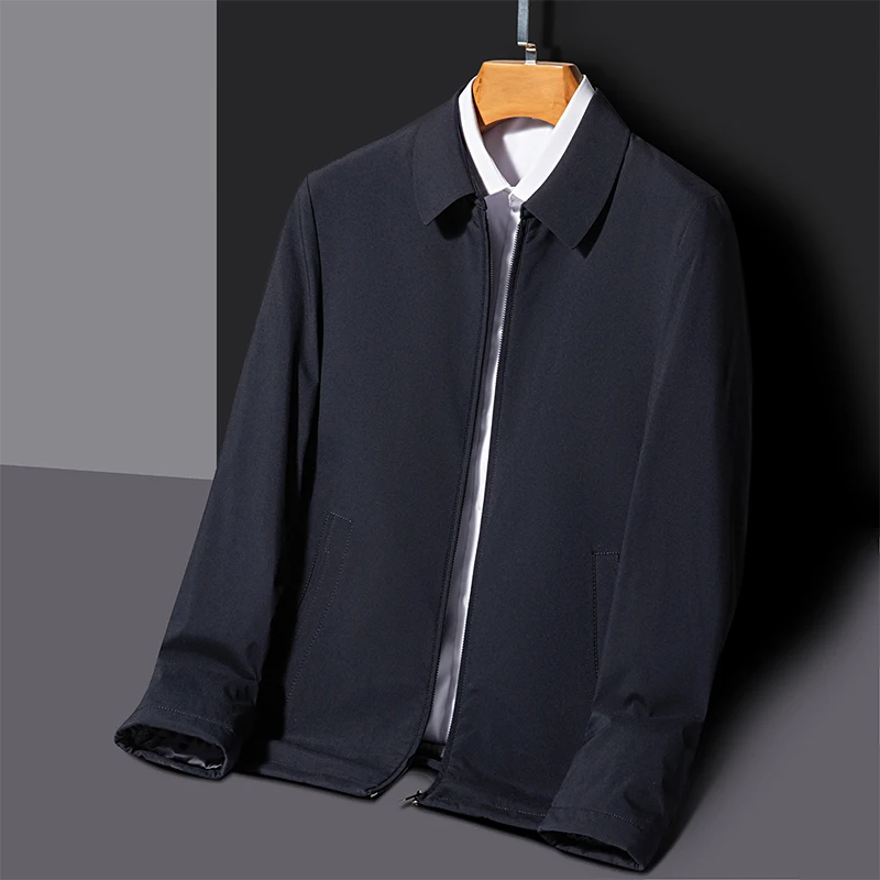 Turn Down Collar 2022 New Cotton Dress for Men Warm Autumn/Winter Coat Jackets for Men, M-4XL