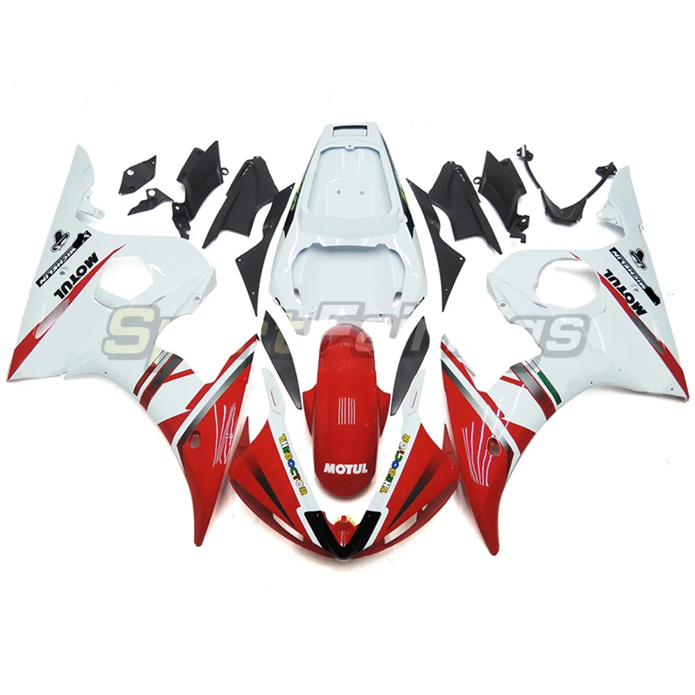 

Полный комплект обтекателей для мотоцикла Yamaha YZF R6 YZFR6 YZF-R6 YZF600 2003 2004 2005 ABS инъекция кузова Аксессуары для кузова черный