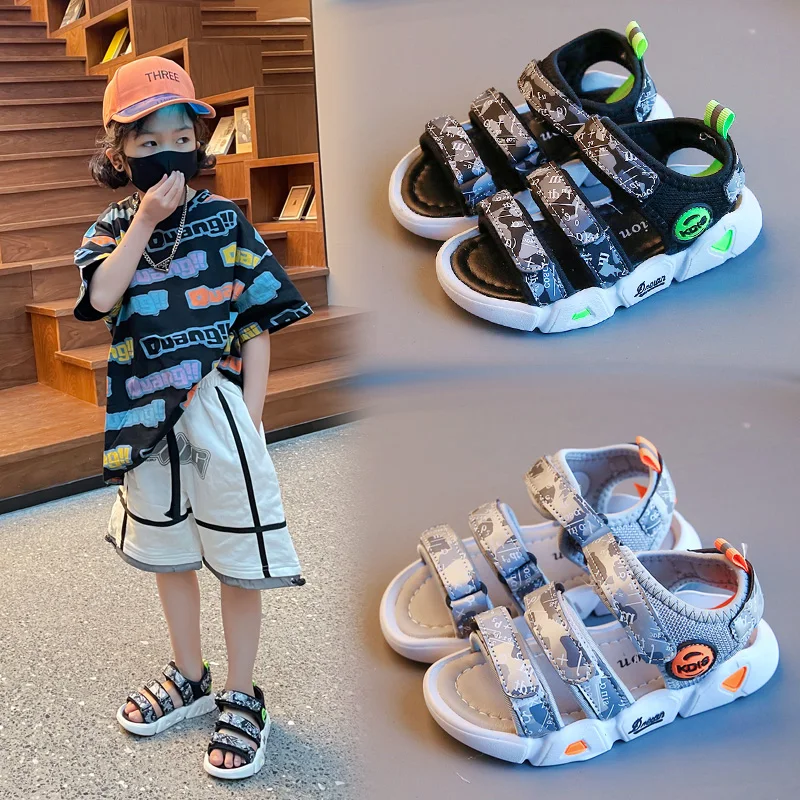 

Summer Toddler Boys Girls Sport Sandals Soft Bottom TPR Beach Shoes Fashion Baby Kids Designer Shoes Children Toddler Sandalias
