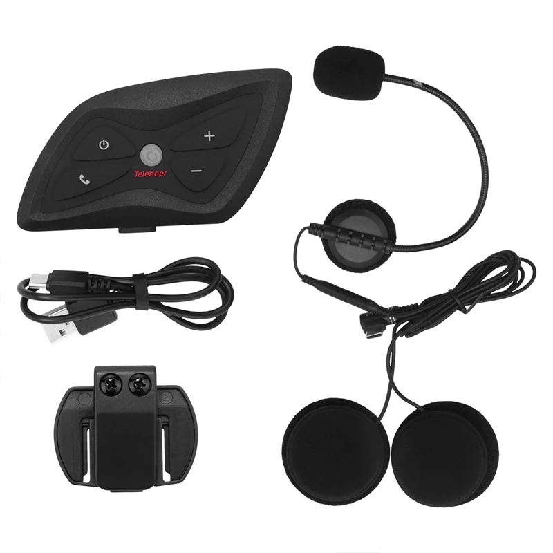 

Bluetooth-гарнитура для шлема T6 Plus, водонепроницаемая