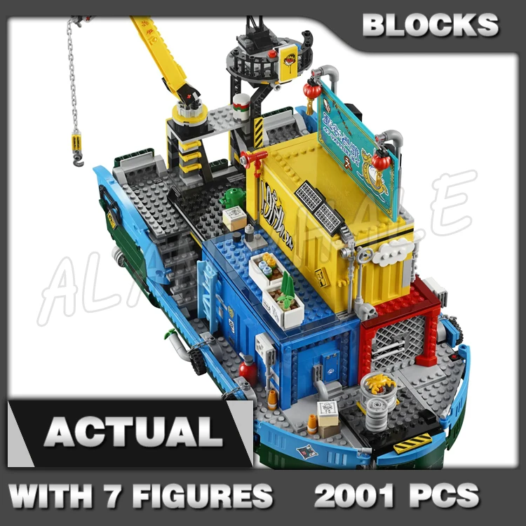 

2001pcs Monkey Team Secret HQ Ship Bull Clones Assault Boat Workshop Mech 11546 Building Blocks Sets Compatible With Model
