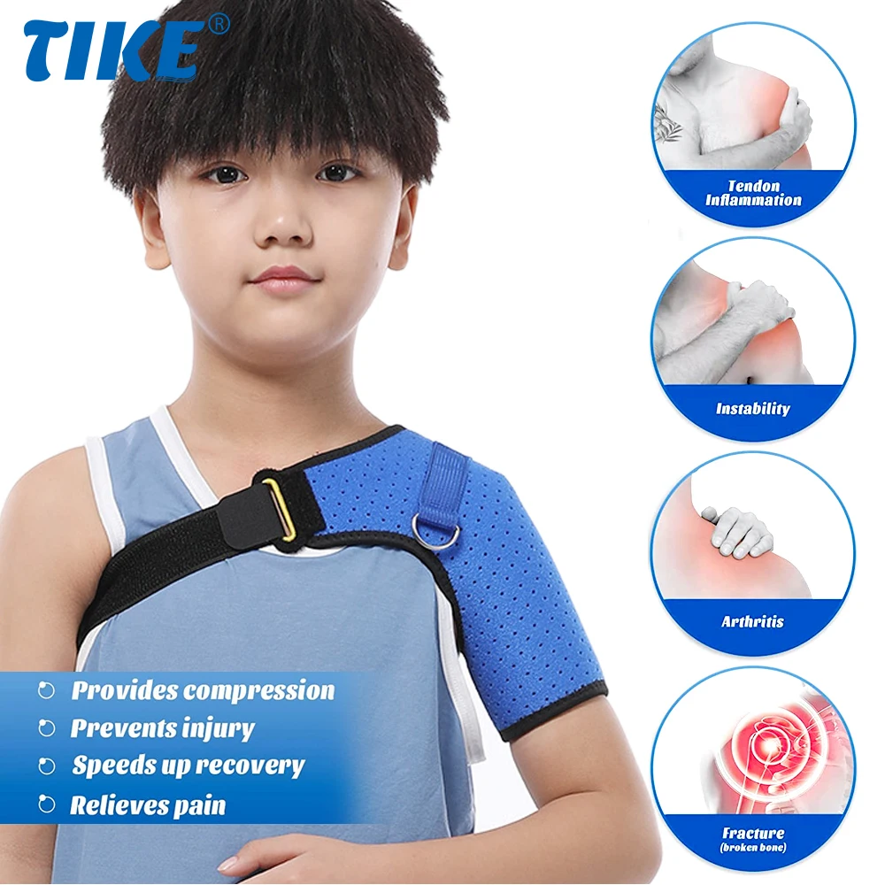 

TIKE Shoulder Brace for Torn Rotator Cuff, 4-12 Years Kids, Shoulder Pain Relief, Shoulder Sling for Shoulder Stability Recovery