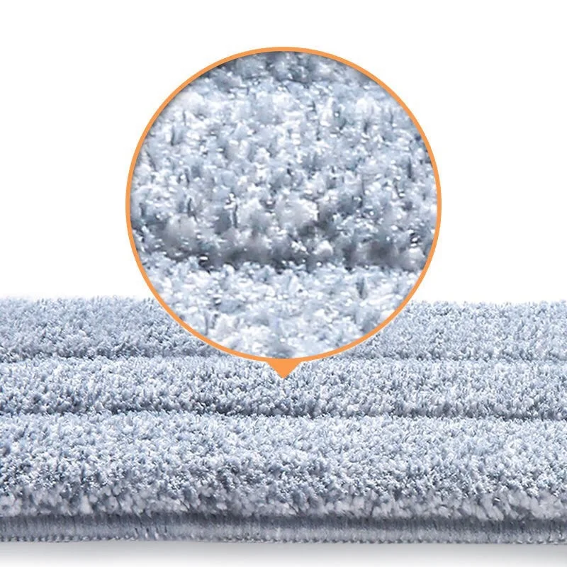 Microfiber Mop Cloth Pad Rag Cleaning For Bucket Spray Mops Washable Replace Reusable Pads 5pcs/10pcs | Дом и сад