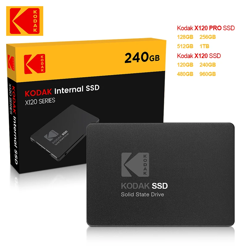 

Внутренний твердотельный накопитель KODAK SATA3 X120, оригинал, 256 ГБ, 128 ГБ, 512 ГБ, 2,5 дюйма, SATA III, 120 ГБ, 240 ГБ, 480 ГБ, 980 ГБ, Внутренний твердотельный нако...