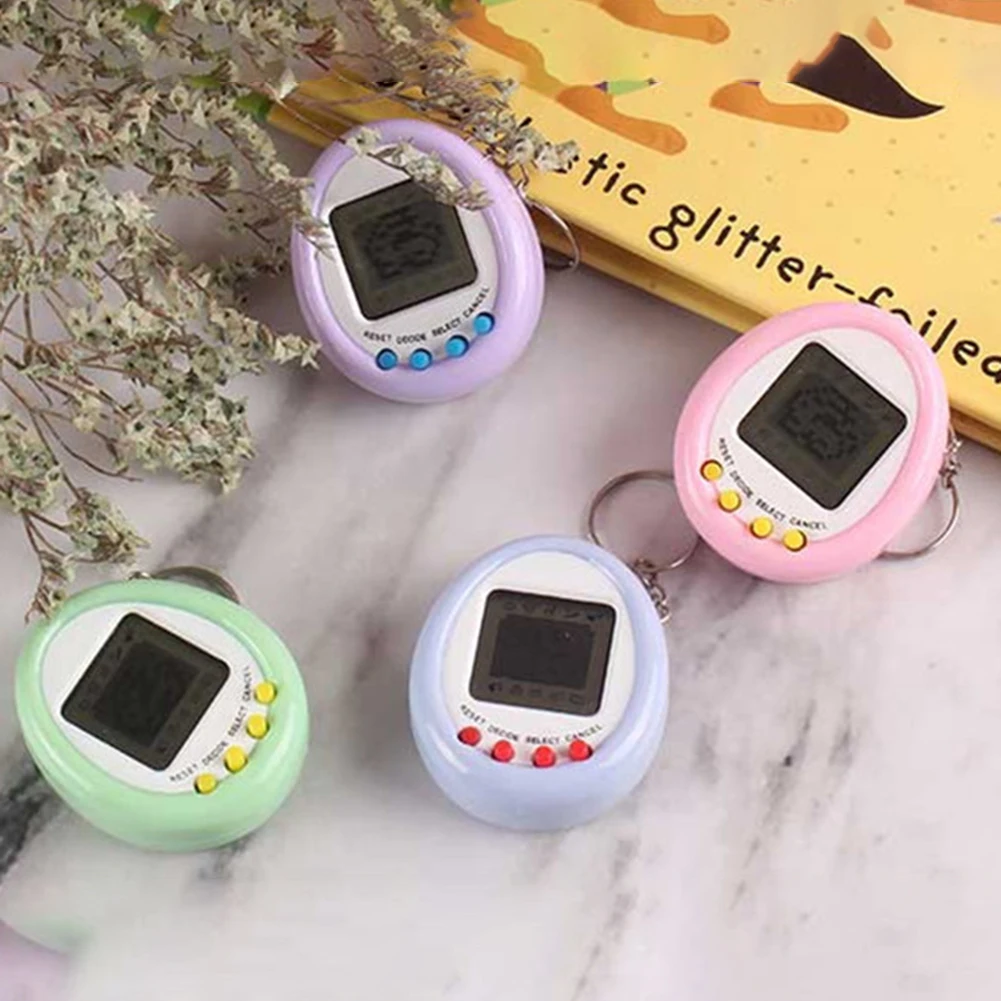 

Electronic Pets Game Toys Nostalgic Pet In One 168 Animals Funny Game Machine Keychain Ornament for Kids Adults Toys Gift