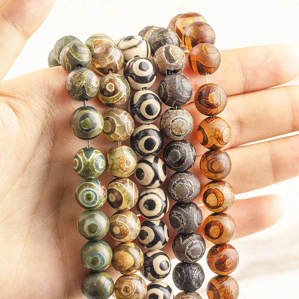 

10mm Natural Wood Grain Beads Prayer Beaded Unisex Men Bracelets Bangles for Women Jewelry Making Handmade Diy Birthday Gifts