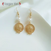 creative new gold plated hat shape earrings fashion personality creative party earrings