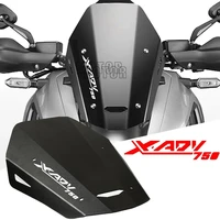 for honda xadv x adv750 2018 2019 2020 motor scooters cnc aluminum xadv750 logo accessories windshield winds creen deflectors