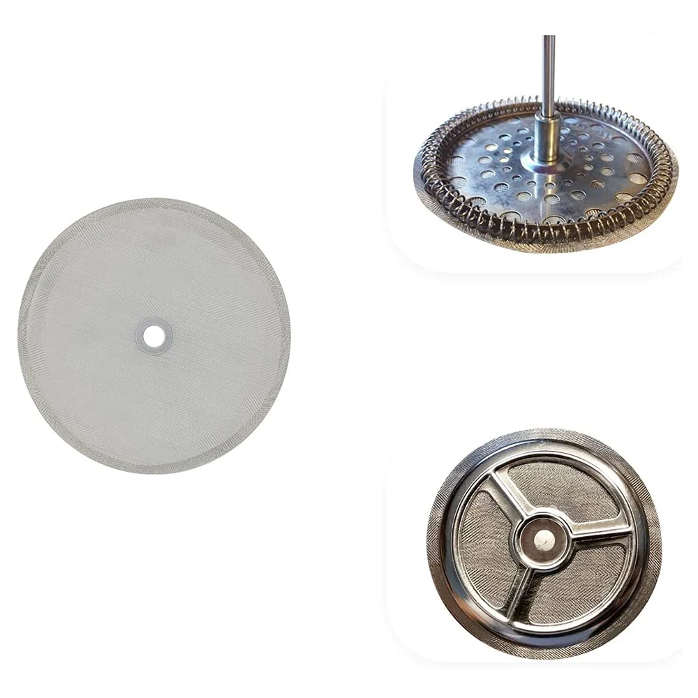 Сменный фильтр для французского пресса многоразовый сетчатый из нержавеющей