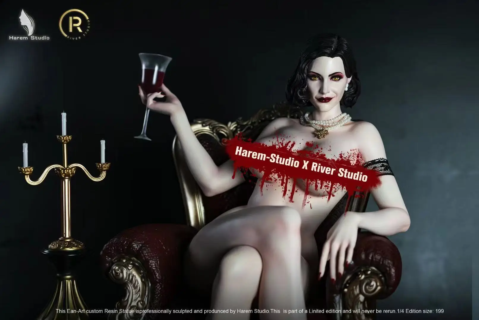 Рисунок 2 - Подставка статуя вампира 1/4