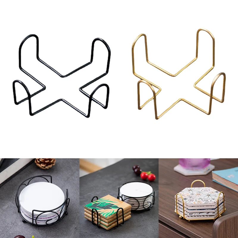 

Coaster Holder Mat Storage Rack Table Mat Holder Tea Coffee Mug Placemat Storage Organizer Table Kitchen Accessories