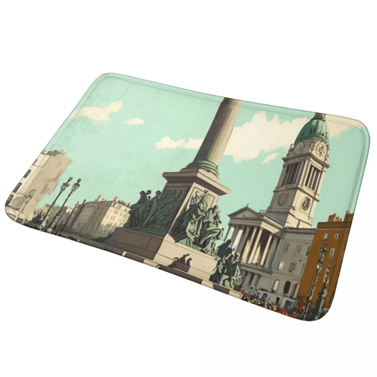 

London - Trafalgar Square Doormat Anti-skid Super Absorbent Bath Mats Home Entrance Rugs Kitchen Living Room Carpet Footpad