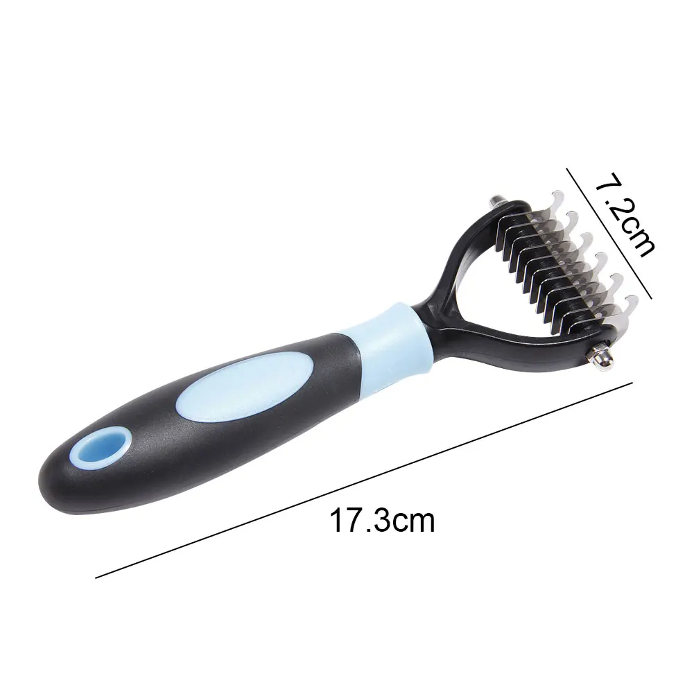 Pet Knot Comb Professional Pet Deshedding Brush Dog Cleaning Tool Quick Knot Remove Floating Hair Pet Supplies Blister Packaging images - 6