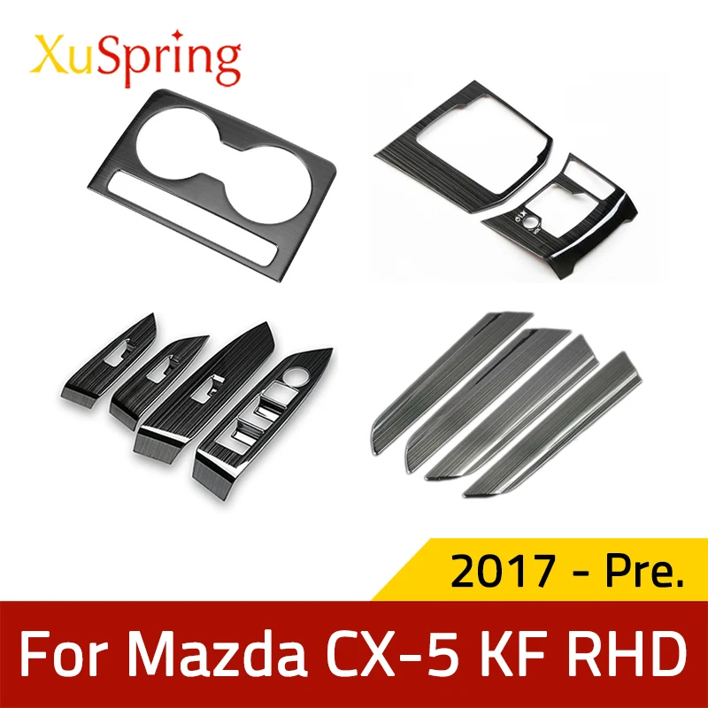 

Car Styling For Mazda CX-5 CX5 2017-2022 KF RHD A Pillar Air Outlet Speaker Bezel Trim Ring Frame Stickers Inner Garnish Cover