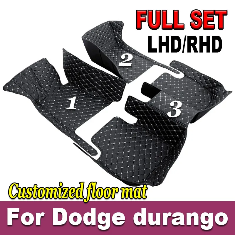 Автомобильные коврики для Dodge durango Citadel 7seat 2008-2018 комплект водонепроницаемый ковер