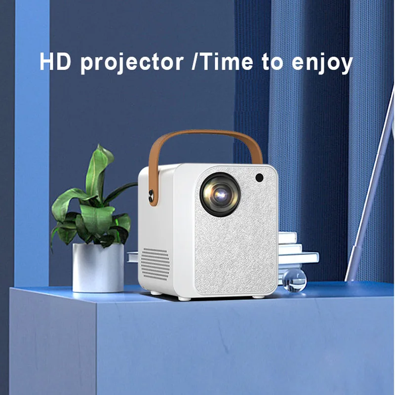 

2022 Full HD 1080P Android MINI Projector for Home Theater Phone LED Video Beamer 4k Decoding 16G RAM