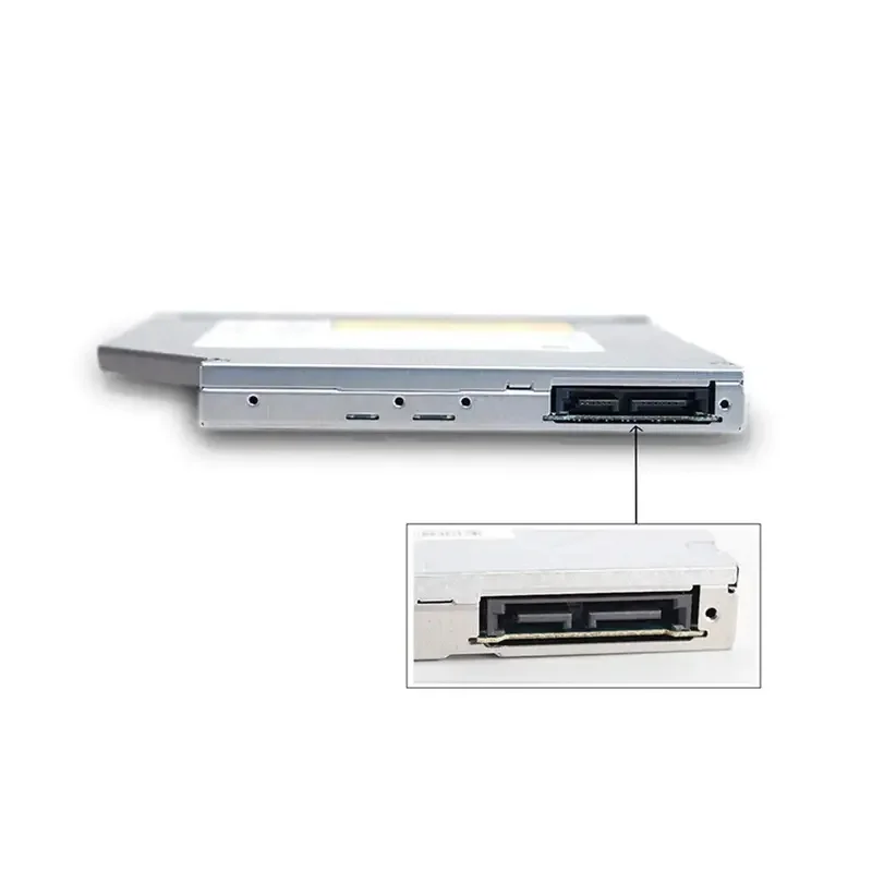 Фото Внутренний тонкий оптический привод 9,5 мм SATA 8X DVDRW CD DVD RW ROM Super Multi для ноутбуков и ПК/Mac, с загрузкой через лоток №3